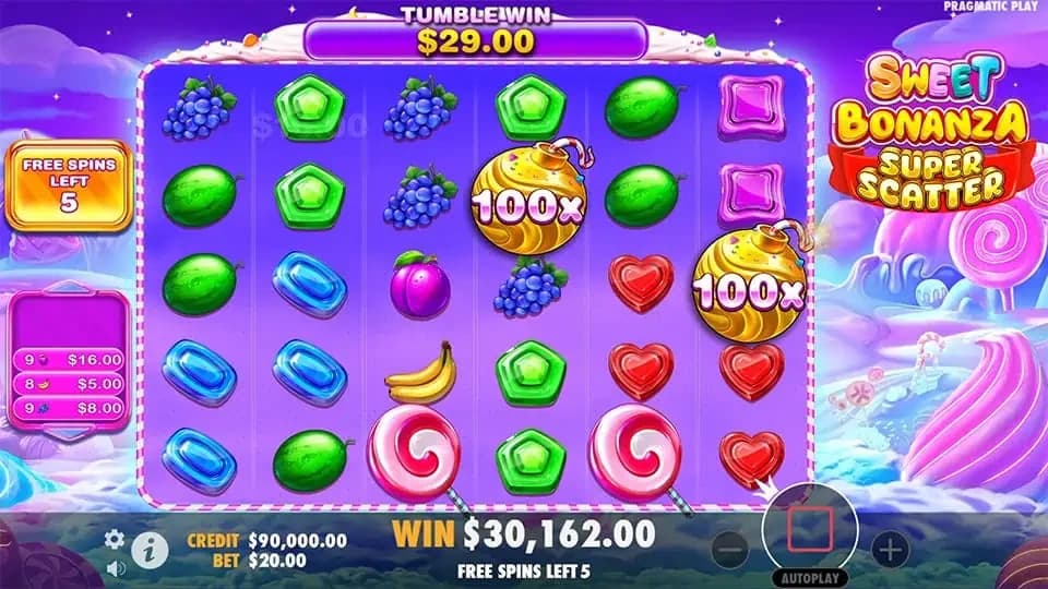 Free Spins round as it renders on mobile